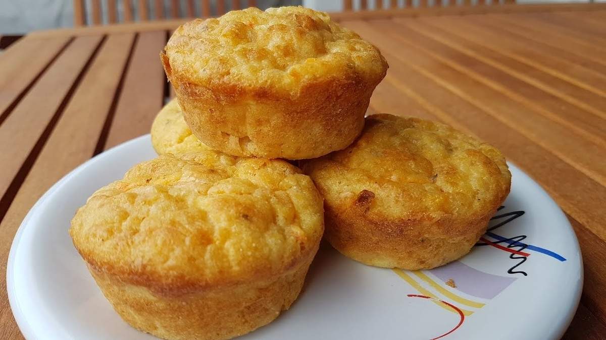 Muffins de zanahoria y queso. Fuente: (YouTube)