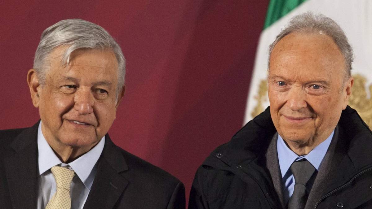 El presidente López Obrador y el fiscal Gertz Manero