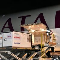 Llegaron al país las primeras 200 mil dosis de la vacuna china CanSino