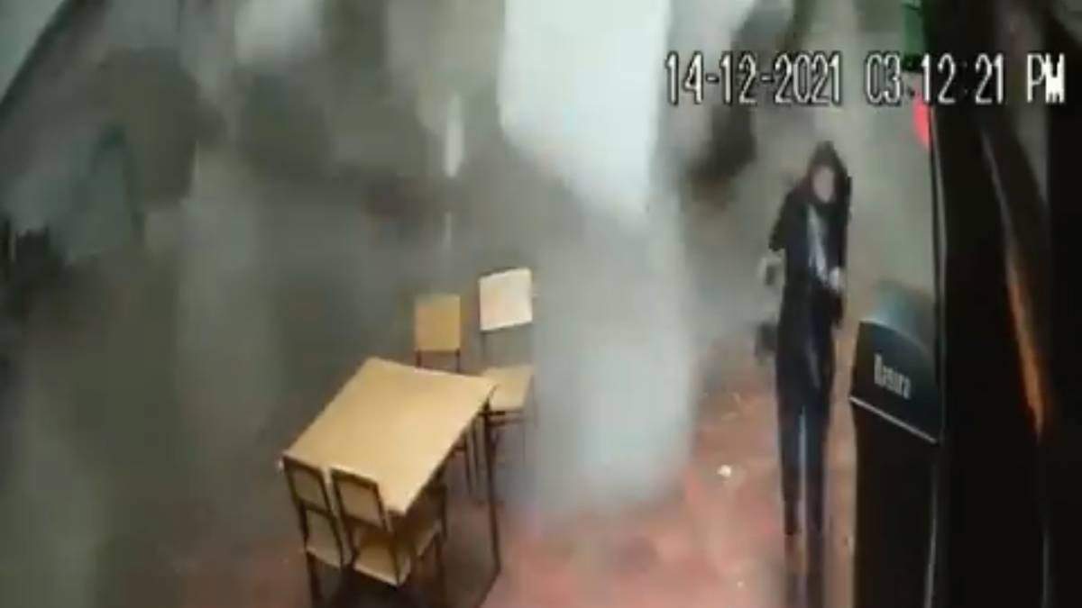 Imagen del video de la cámara de seguridad
