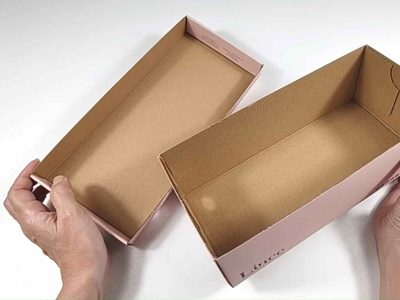 No tires la caja de zapatos que te sobra en el placard: así de fácil podés crear este portacosméticos para tu pieza o baño