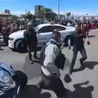 El “Tijuana Stunt Ride” termina con enfrentamiento entre motociclistas y elementos de la GN
