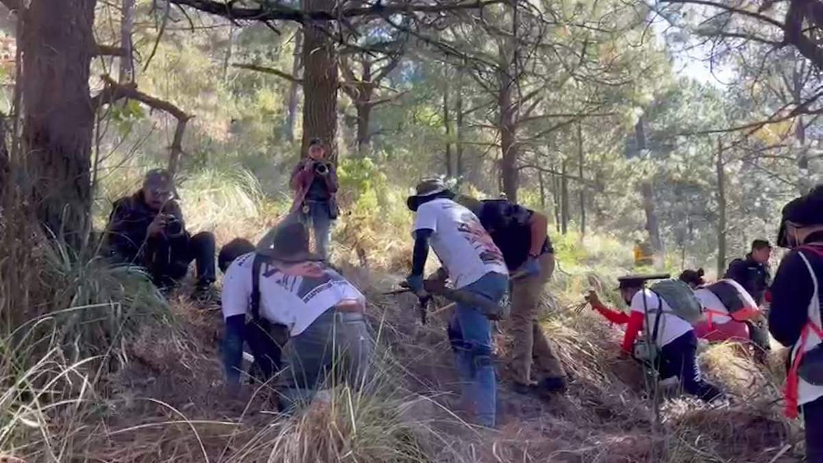 Colectivos de búsqueda en el Ajusco