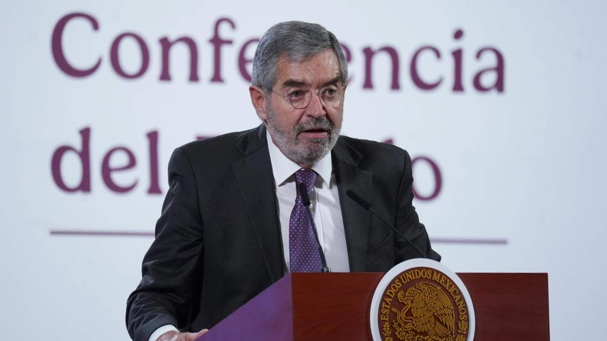 El secretario de Relaciones Exteriores, Juan Ramón de la Fuente