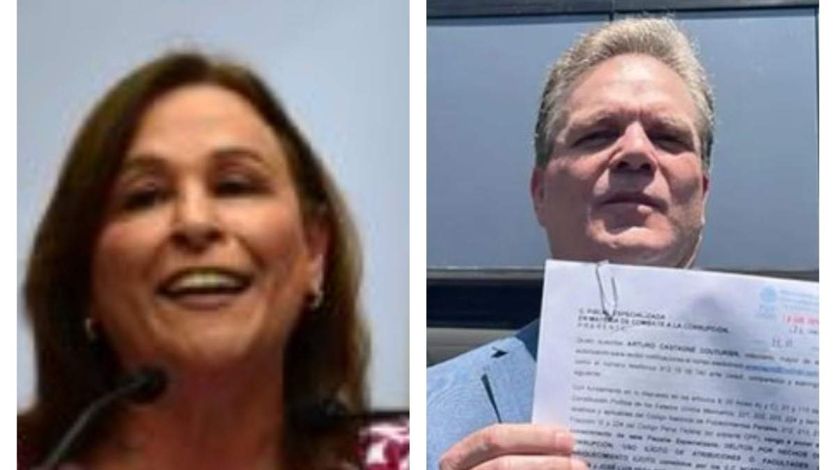 La gobernadora de Veracruz, Rocío Nahle García y el empresario Arturo Castagné Couturier