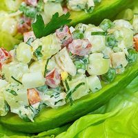 Palta rellena: una receta exprés, fresca y bien rica para comer en tu próxima juntada
