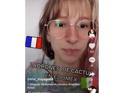Joven francesa acusa que le robaron su cactus en Coacalco y su reacción se volvió viral