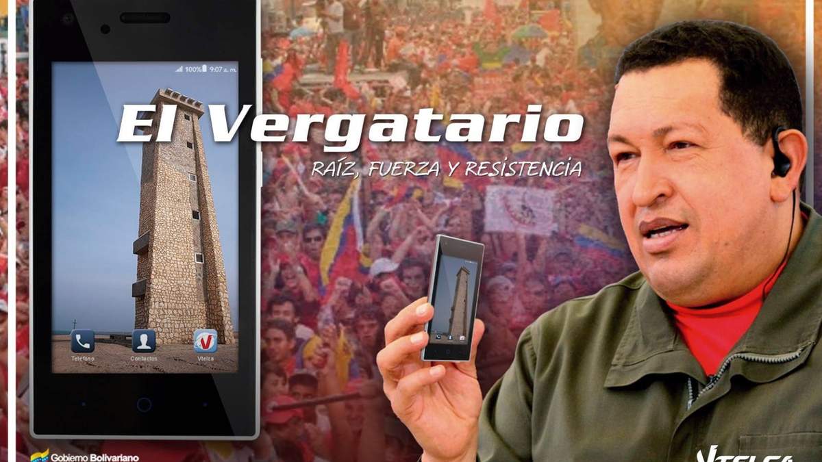 Chávez. Un teléfono celular con tecnología venezolana