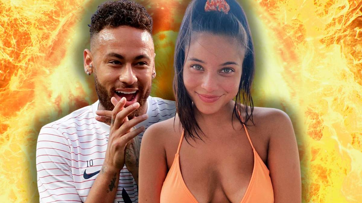 Neymar y Emilia Mernes. Fuente: (Minuto Neuquén)
