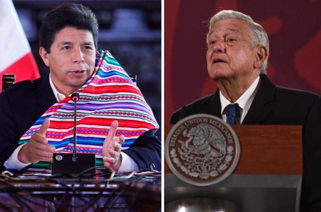 Pedro Castillo y Andrés Manuel López Obrador