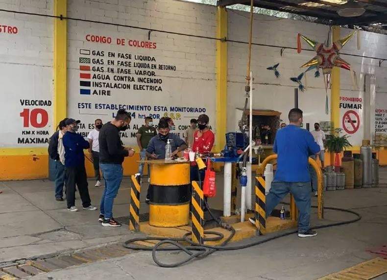 Venta de gas clandestina