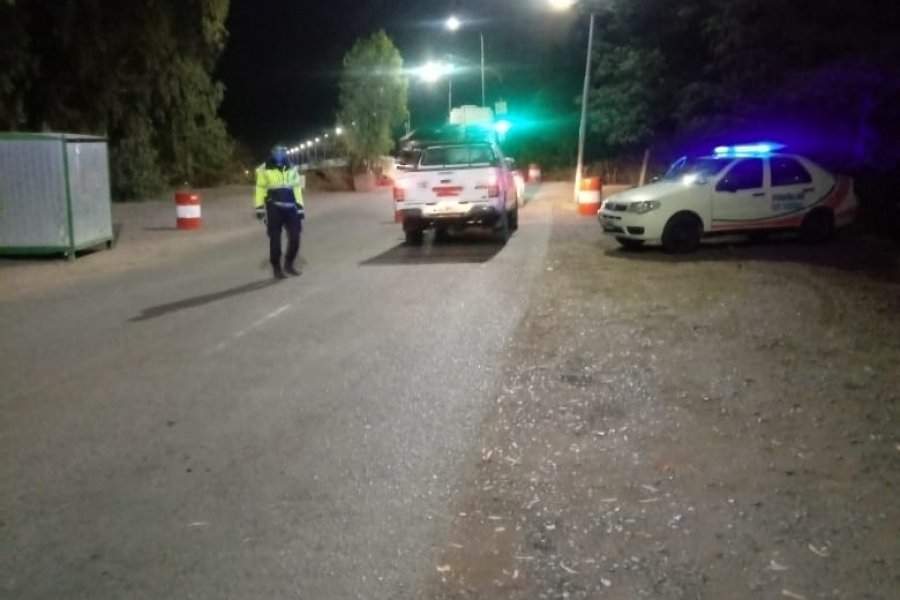 Tránsito en el Dique Ballester. Fuente: (Twitter)