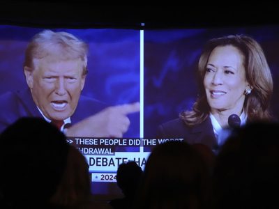 Las expresiones faciales de Harris y Trump dijeron mucho durante el debate presidencial