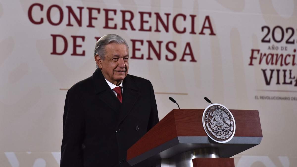 El presidente en la conferencia de prensa matutina del 2 de enero de 2023