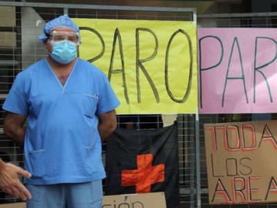 El gremio de Sanidad convocó a un paro nacional de 24 horas que afectará al sistema de salud