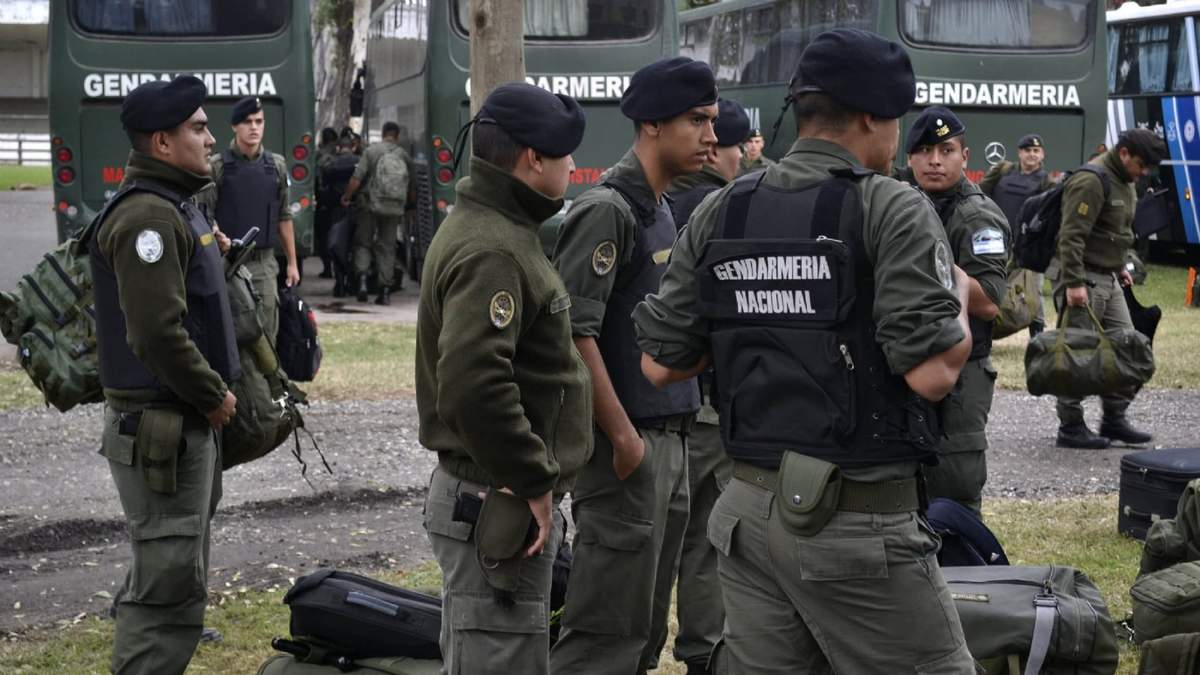 Gendarmería Nacional. Fuente: (Twitter)