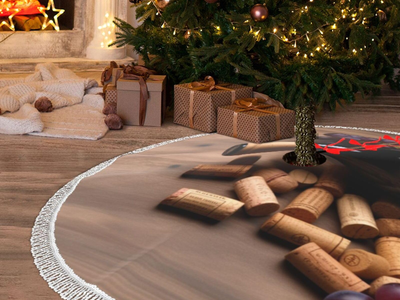Solo con corchos de vino, armá este hermoso portamacetas inspirado en la Navidad