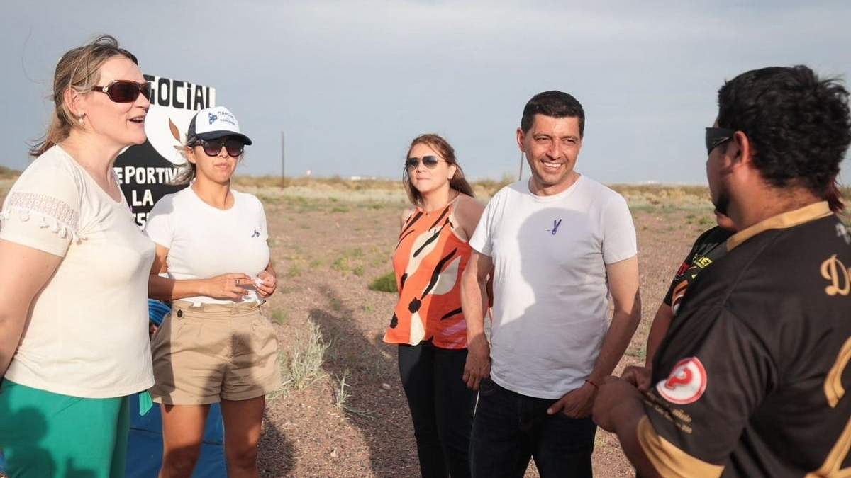 El vicegobernador Koopmann estuvo en Añelo y confirmó obras. Fuente Prensa Koopmann.
