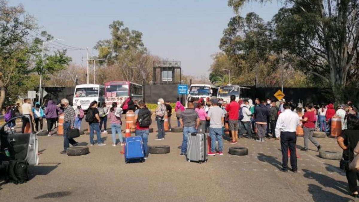 El bloqueo al aeropuerto de Oaxaca