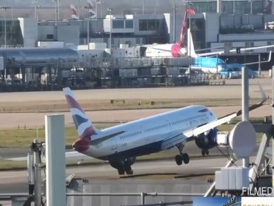 Piloto evita catástrofe en el aeropuerto de Londres (Video)