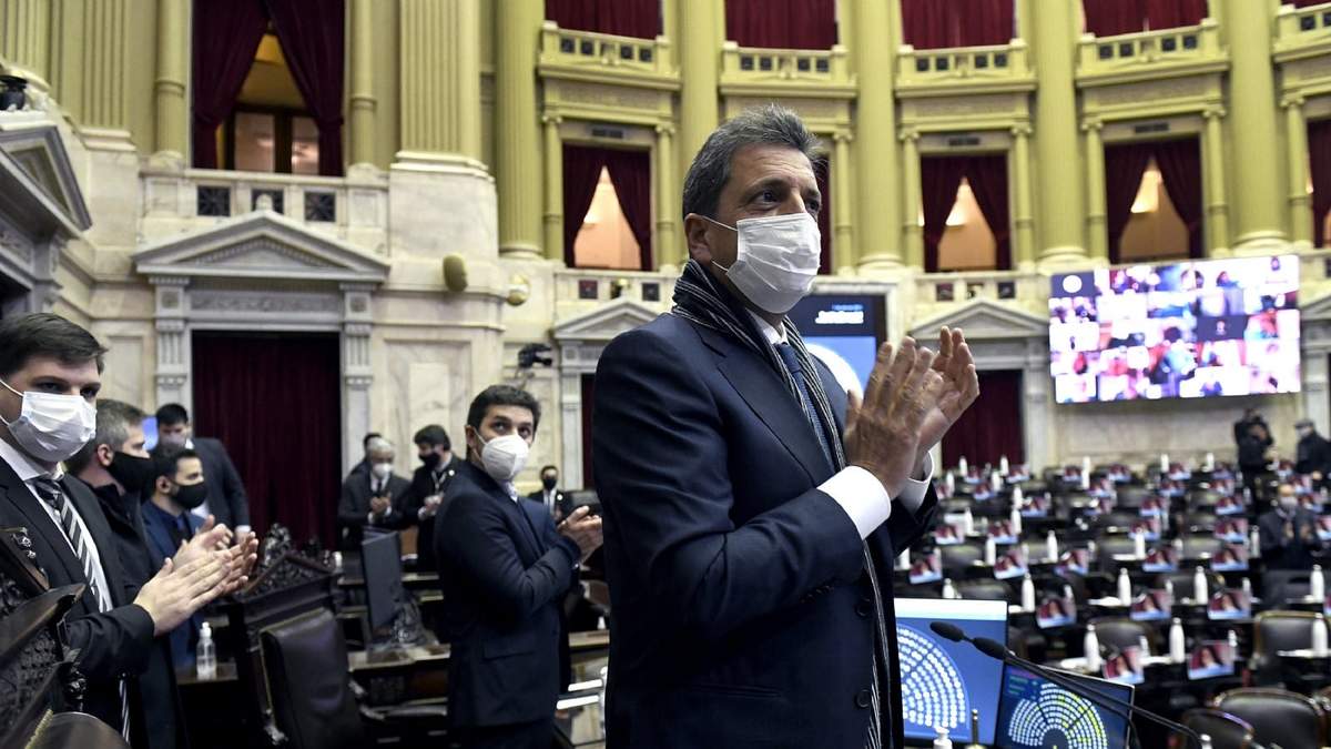 Sergio Massa, presidente de la Cámara de Diputados. Fuente: (Twitter)