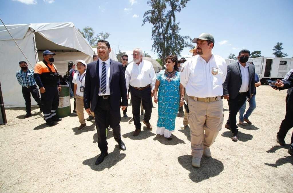 Batres supervisa albergue