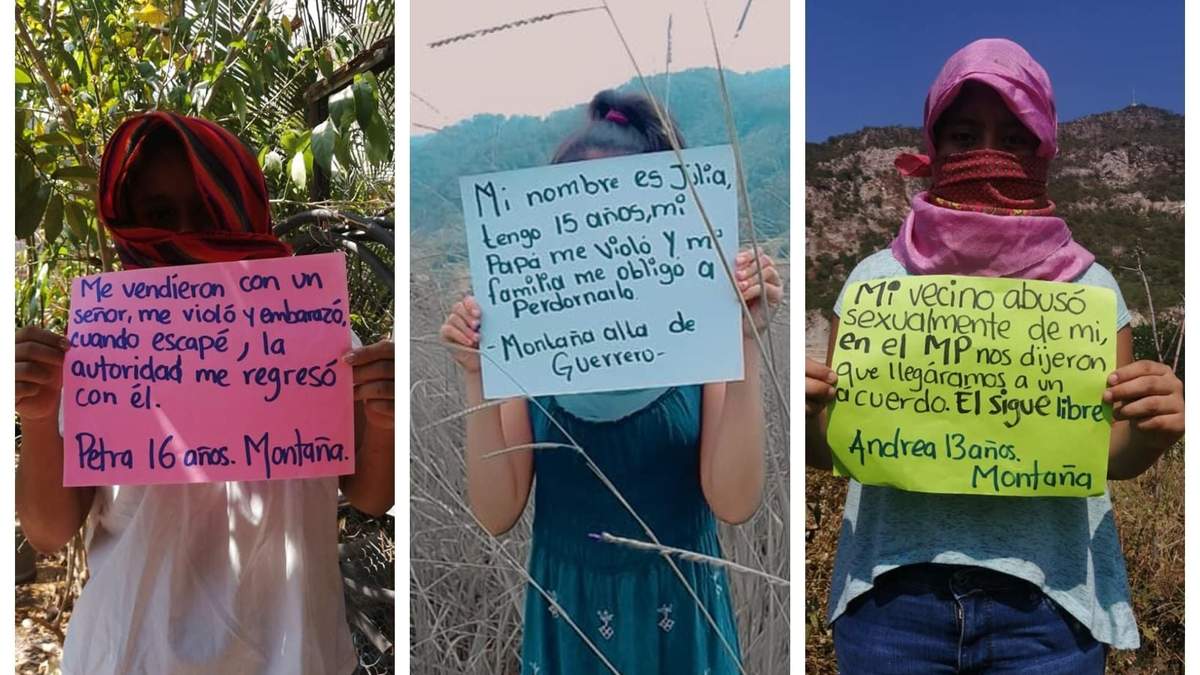 Algunos de los testimonios de menores de edad en Guerrero