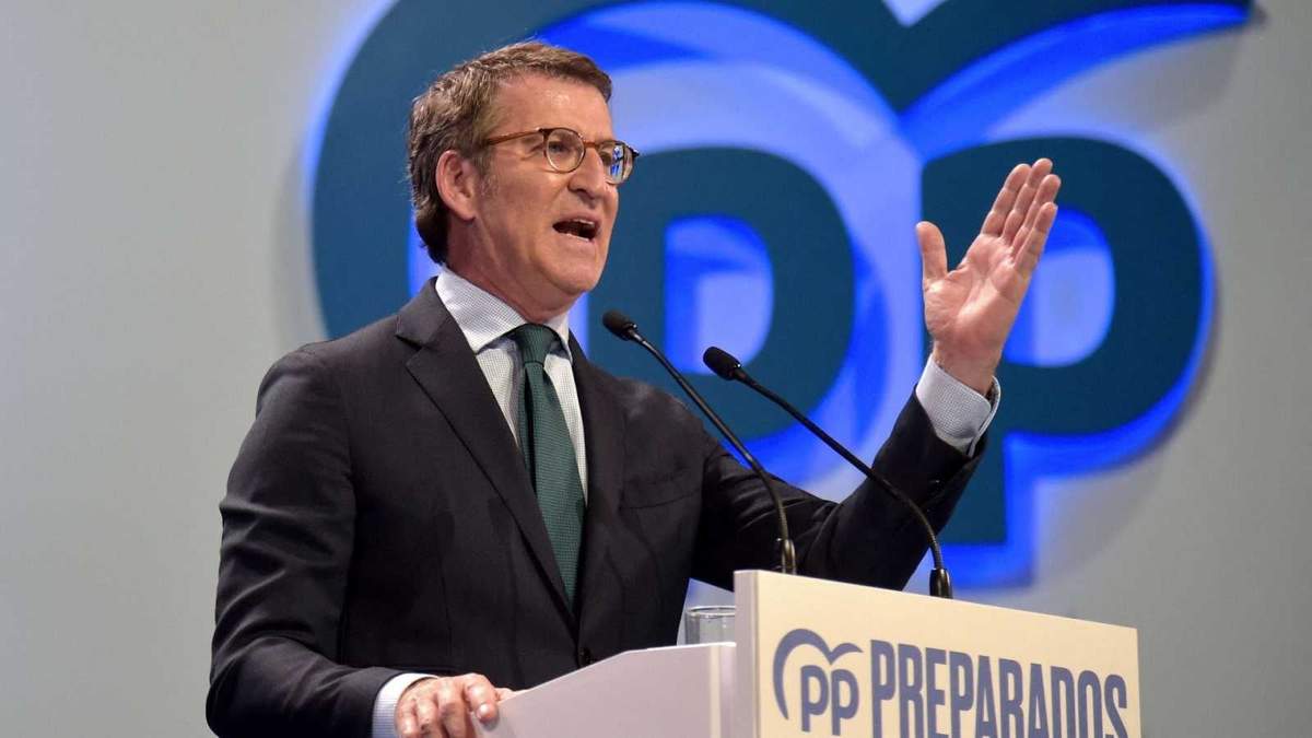 Alberto Núñez Feijóo, el candidato del Partido Popular