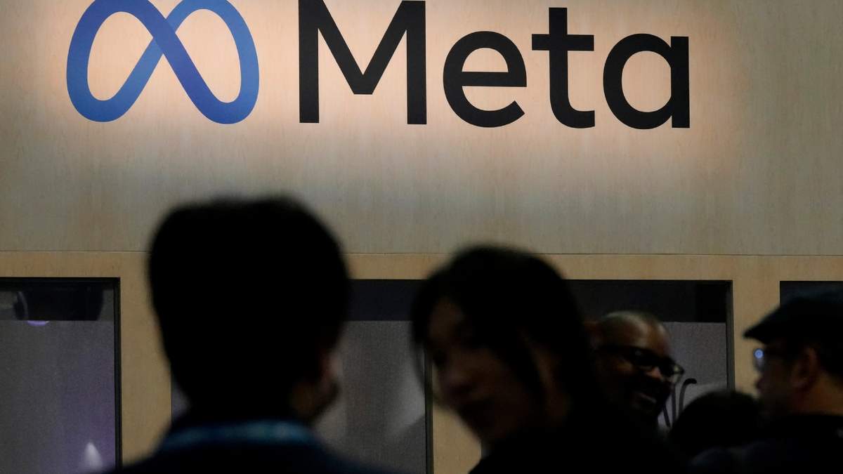 El kiosco de Meta en una conferencia tecnológica en San Francisco el 22 de marzo del 2023