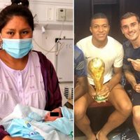 Griezmann Mbappé, así nombró una pareja a su bebé y las redes estallaron