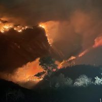 Incendio en la sierra de NL consume mil 300 hectáreas