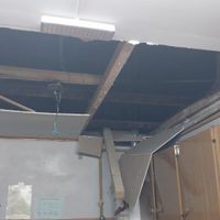 Se cayó parte del techo del Jardín n.° 8 de Zapala