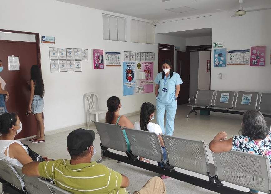 El hospital San Rafael en El Espinal