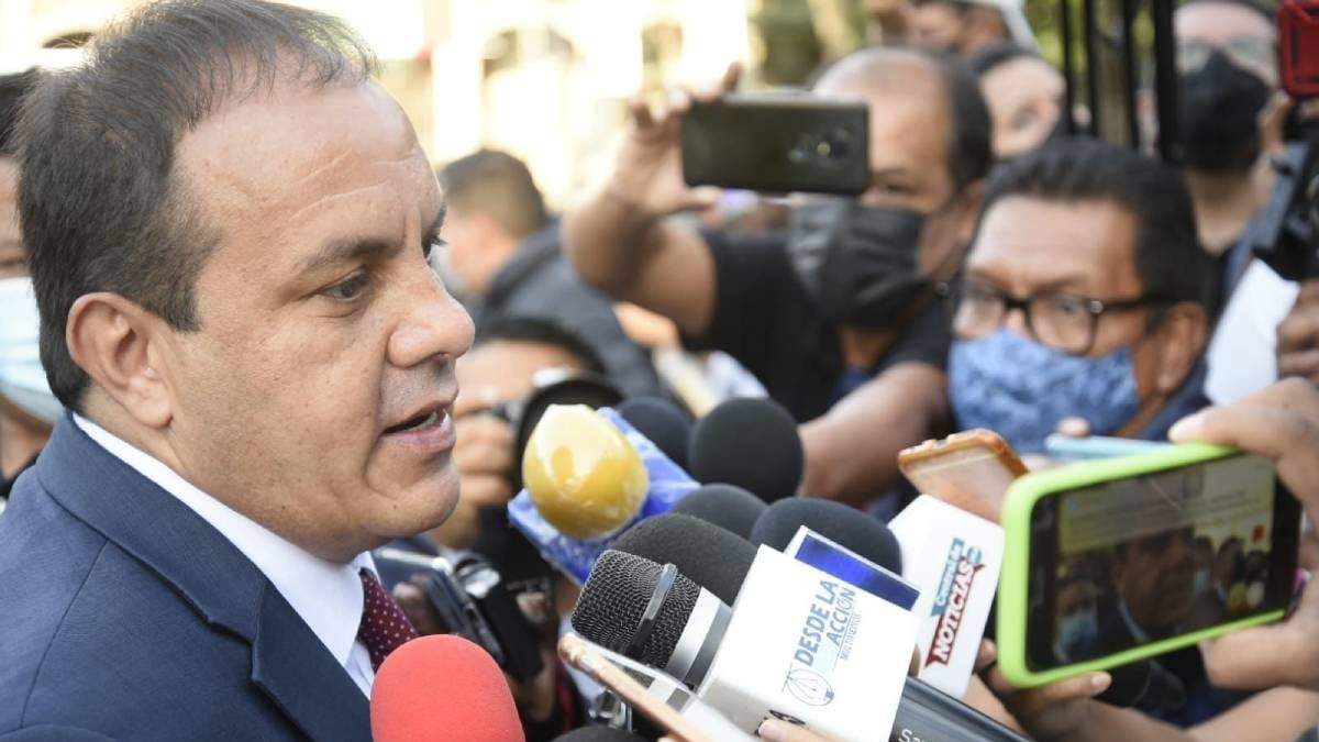 El gobernador de Morelos, Cuauhtémoc Blanco