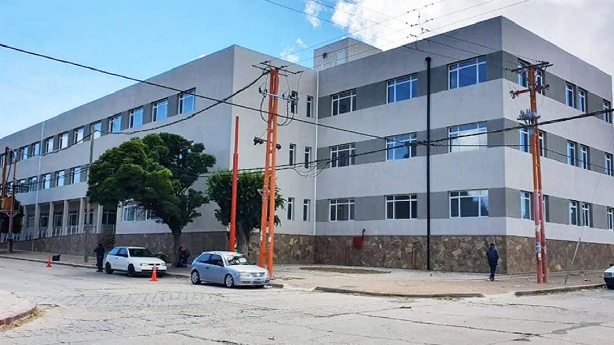 Hospital Zapala, nuevo sector de internación para pacientes con coronavirus. Fuente: (Twitter)