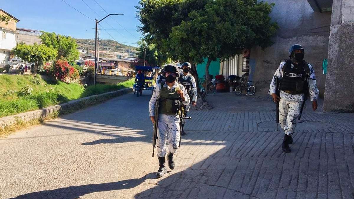 Elementos de la Guardia Nacional