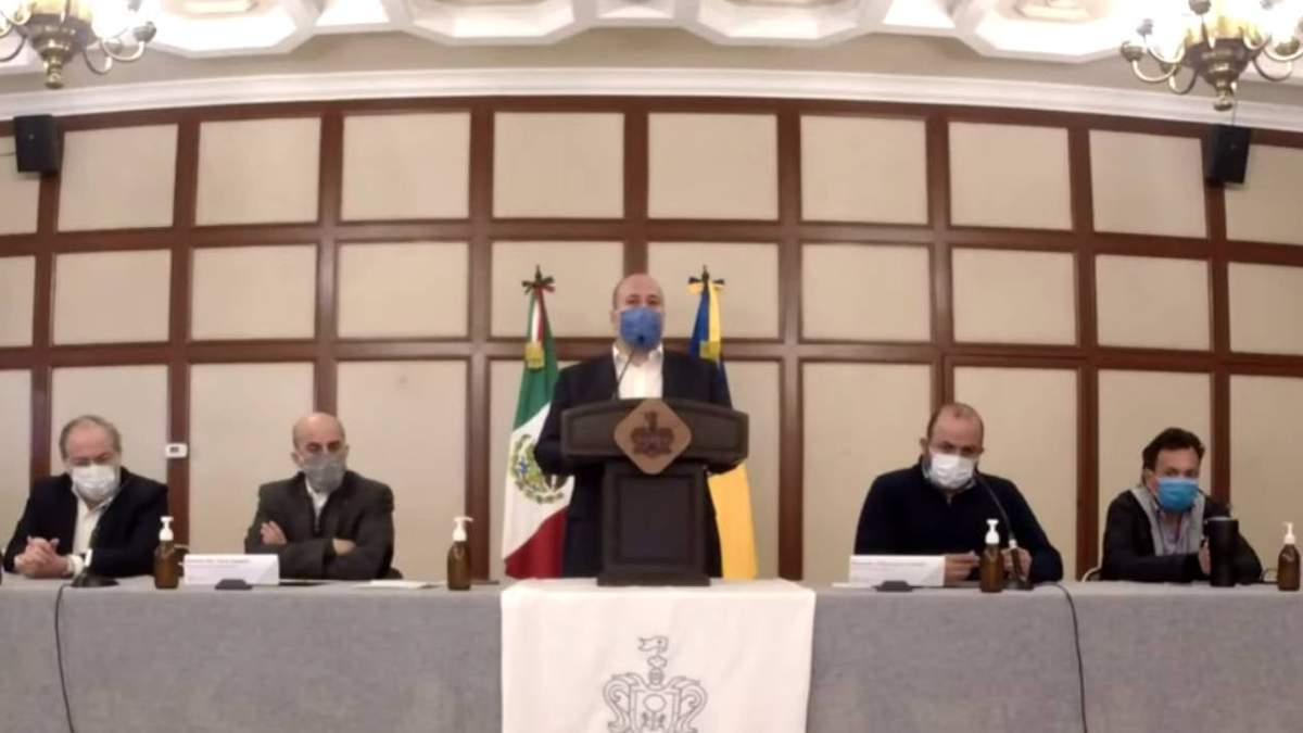 Enrique Alfaro y la Mesa de Salud de Jalisco