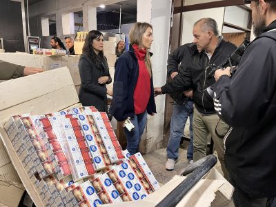 Más de 8 millones de cigarrillos de contrabando fueron incinerados en el crematorio del Cementerio Central