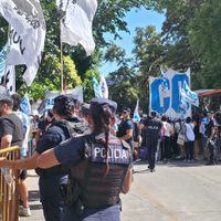 La CGT protestó contra la Reforma Laboral en Mendoza