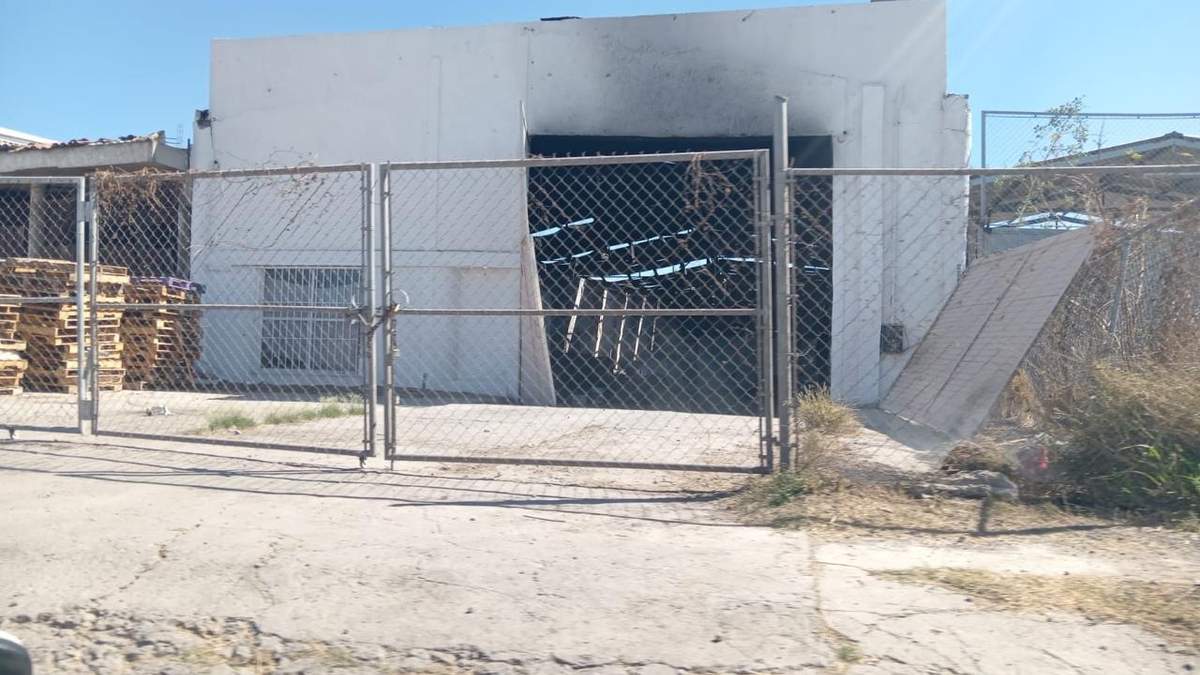 Bodega incendiada