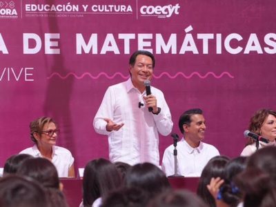 Mario Delgado participa en la Primera Clase Masiva de Matemáticas en Sonora; destaca impulso a ciencia e innovación