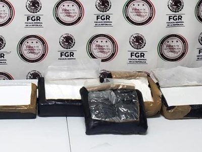 Choferes de autobús fueron denidos por transportar fentanilo y heroína en Sonora