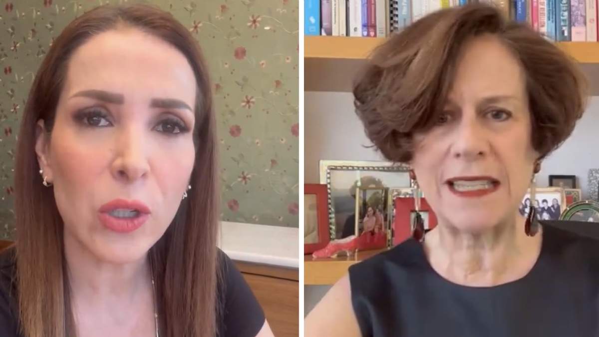 Azucena Uresti y Denise Dresser en los videos que compartieron en redes