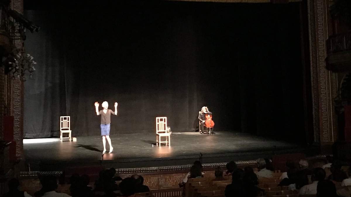 La obra "El Rastro", en el Teatro Juárez de Guanajuato