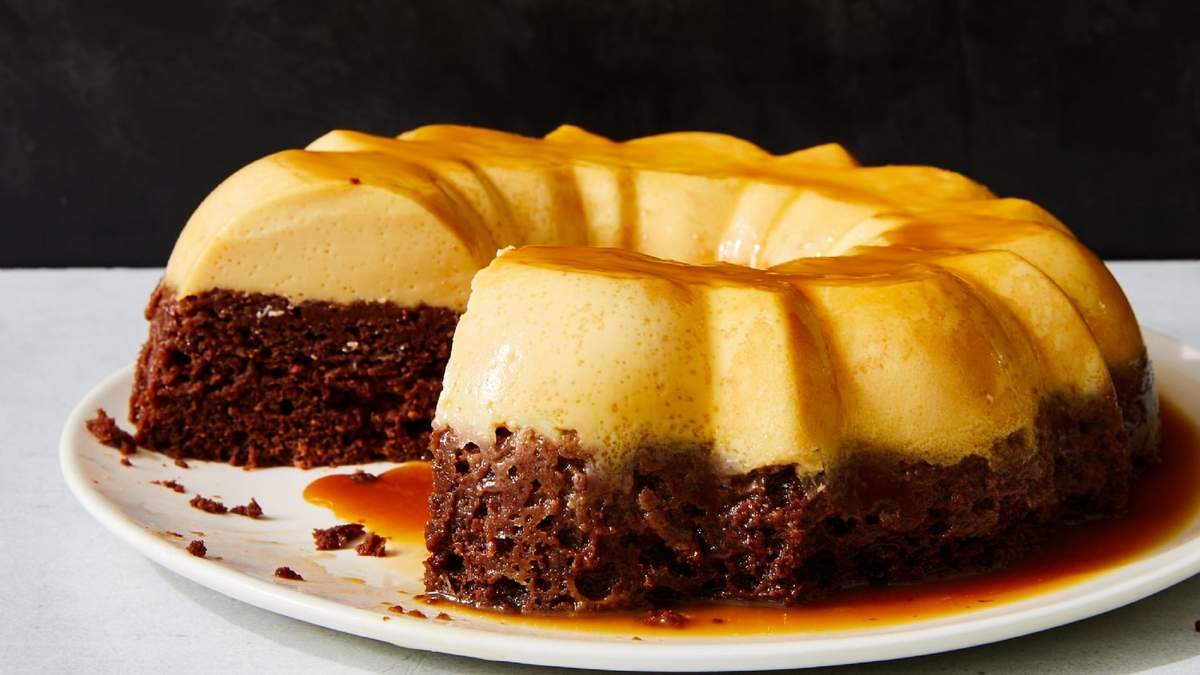 Chocoflan sin TACC. Fuente: (Instagram).