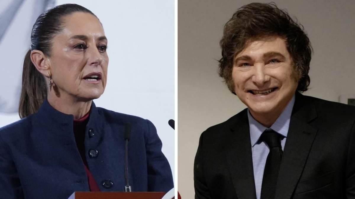 Sheinbaum comentó sobre el escándalo del presidente argentino