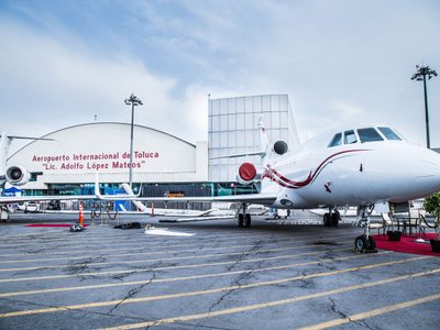 Desmienten desplome de aeronave en aeropuerto de Toluca