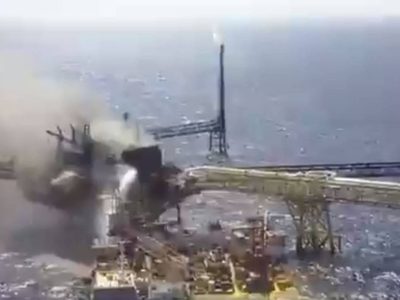 Pemex reporta cinco muertos, seis heridos y dos desaparecidos por incendio en plataforma Ku-A