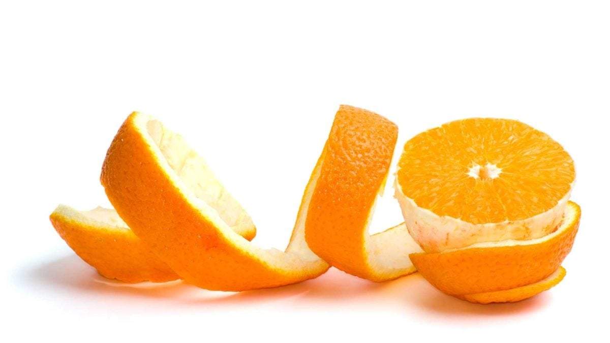 Cáscaras de naranja. Fuente: (X)