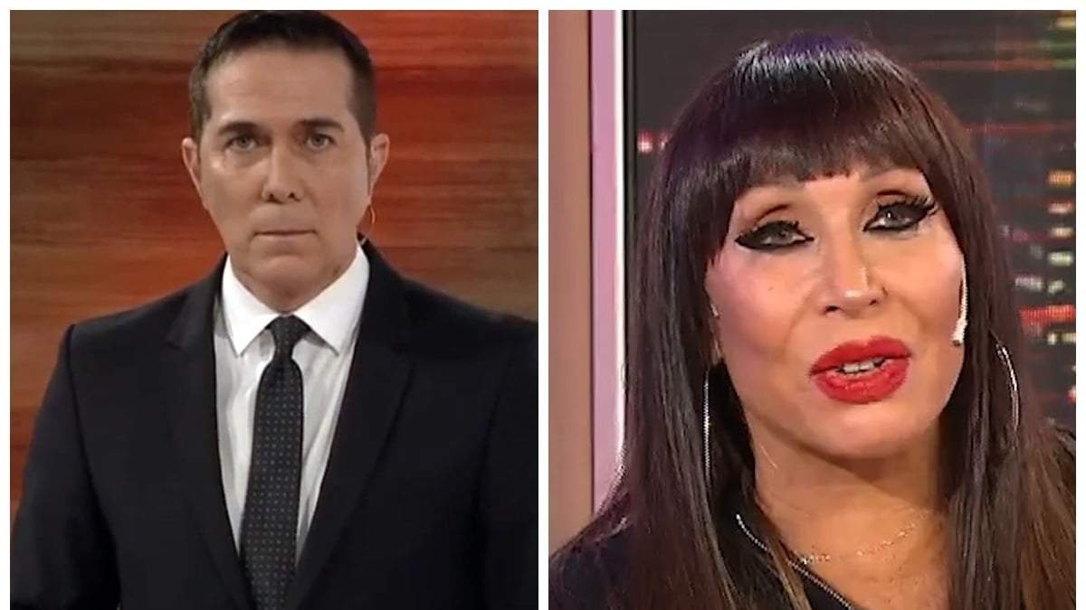 Rodolfo Barili y Moria Casán. Fuente: (Twitter)